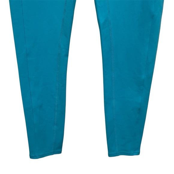 Alo yoga 7/8 high waist check point legging bright aqua NEW - Picture 4 of 10